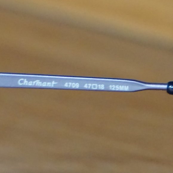 🤩New lot of 2 Vintage Max Color by Charmant eyeglasses frames, made in JAPAN 🤩 - Picture 6 of 8